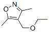 (9ci)-4-(乙氧基甲基)-3,5-二甲基-異噁唑結(jié)構(gòu)式_93548-18-6結(jié)構(gòu)式