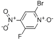 2-Bromo-5-fluoro-4-nitropyridine n-oxide Structure,935534-40-0Structure