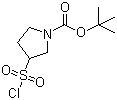 3-Chlorosulfonyl-pyrrolidine-1-carboxylic acid tert-butyl ester Structure,935845-20-8Structure