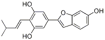 5-(6-Hydroxybenzofuran-2-yl)-2-(3-methylbut-1-enyl)benzene-1,3-diol Structure,936006-11-0Structure