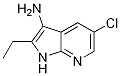 1H-pyrrolo[2,3-b]pyridin-3-amine, 5-chloro-2-ethyl- Structure,936243-56-0Structure