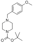 Tert-butyl 4-(4-methoxybenzyl)piperazine-1-carboxylate Structure,936330-00-6Structure