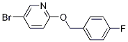 5-Bromo-2-(4-fluorobenzyloxy)pyridine Structure,936343-08-7Structure