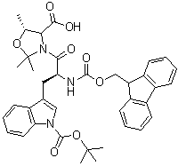 Fmoc-l-trp(boc)-l-thr[psi(me,me)pro]-oh Structure,936707-21-0Structure