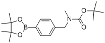 4-(N-Boc-N-methyl-aminomethyl)-phenylboronic acid pinacol ester Structure,936728-17-5Structure