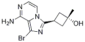 Cis-3-(8-amino-1-bromoimidazo[1,5-a]pyrazin-3-yl)-1-methylcyclobutanol Structure,936901-75-6Structure