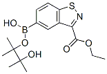 1,2-Benzisothiazole-3-carboxylic acid, 5-(4,4,5,5-tetramethyl-1,3,2-dioxaborolan-2-yl)-, ethyl ester Structure,936923-42-1Structure