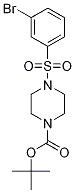 4-(3-Bromo-benzenesulfonyl)-piperazine-1-carboxylic acid tert-butyl ester Structure,937014-80-7Structure