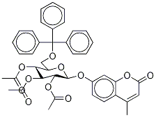 4’-Methylumbelliferyl 2,3,4,-tri-o-acetyl-6-o-trityl-beta-d-glucopyranoside Structure,937018-35-4Structure