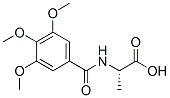 (2S)-2-[(3,4,5-trimethoxybenzoyl)amino]propanoic acid Structure,93709-67-2Structure