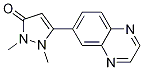 1,2-Dimethyl-5-(quinoxalin-6-yl)-1,2-dihydropyrazol-3-one Structure,937279-21-5Structure