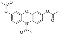 10-Acetyl-phenoxazine-3,7-diol diacetate Structure,93729-77-2Structure