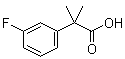 2-(3-Fluorophenyl)-2-methylpropanoic acid Structure,93748-20-0Structure