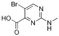 5-Bromo-2-(methylamino)pyrimidine-4-carboxylic acid Structure,937647-22-8Structure