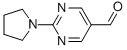 2-Pyrrolidin-1-ylpyrimidine-5-carbaldehyde Structure,937796-10-6Structure