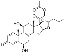 6|-Hydroxy 21-acetyloxy budesonide Structure,93789-69-6Structure