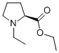 (S)-(-)-1-乙基-2-吡咯烷羧酸乙酯結(jié)構(gòu)式_938-54-5結(jié)構(gòu)式