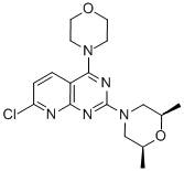 Pyrido[2,3-d]pyrimidine, 7-chloro-2-[(2r,6s)-2,6-dimethyl-4-morpholinyl]-4-(4-morpholinyl)-, rel- Structure,938443-23-3Structure