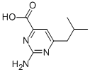 2-Amino-6-isobutylpyrimidine-4-carboxylic acid Structure,938458-90-3Structure