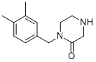 1-(3,4-Dimethylbenzyl)piperazin-2-one Structure,938458-92-5Structure