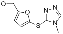 5-[(4-Methyl-4h-1,2,4-triazol-3-yl)thio]-2-furaldehyde Structure,938459-16-6Structure