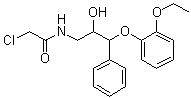 (2Rs,3rs)-1-chloroacetylamino-3-(2-ethoxyphenoxy)-2-hydroxy-3-phenylpropane Structure,93852-40-5Structure