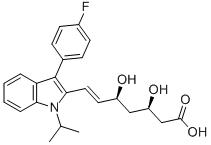 氟伐他汀結(jié)構(gòu)式_93957-54-1結(jié)構(gòu)式
