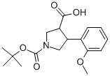 4-(2-Methoxy-phenyl)-pyrrolidine-1,3-dicarboxylic acid 1-tert-butyl ester Structure,939758-03-9Structure