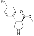 Methyl 4-(4-bromophenyl)pyrrolidine-3-carboxylate Structure,939758-15-3Structure