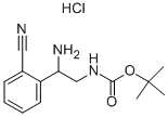 [2-Amino-2-(2-cyano-phenyl)-ethyl]-carbamic acid tert-butyl ester 1hcl salt Structure,939760-46-0Structure