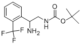 [2-Amino-2-(2-trifluoromethyl-phenyl)-ethyl]-carbamic acid tert-butyl ester 1hcl salt Structure,939760-48-2Structure