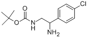 [2-Amino-2-(4-chloro-phenyl)-ethyl]-carbamic acid tert-butyl ester 1hcl salt Structure,939760-49-3Structure