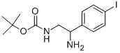 [2-Amino-2-(4-iodo-phenyl)-ethyl]-carbamic acid tert-butyl ester 1hcl salt Structure,939760-54-0Structure