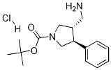 Trans-tert-butyl 3-(aminomethyl)-4-phenylpyrrolidine-1-carboxylate hydrochloride Structure,939823-97-9Structure