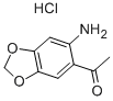 2-Amino-4,5-methylenedioxyacetophenone hydrochloride Structure,93983-01-8Structure