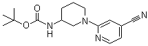 (4-Cyano-3,4,5,6-tetrahydro-2h-[1,2]bipyridinyl-3-yl)-carbamic acid tert-butyl ester Structure,939986-28-4Structure