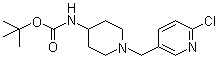 [1-(6-Chloro-pyridin-3-ylmethyl)-piperidin-4-yl]-carbamic acid tert-butyl ester Structure,939986-36-4Structure