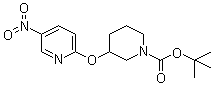 3-(5-Nitro-pyridin-2-yloxy)-piperidine-1-carboxylic acid tert-butyl ester Structure,939986-60-4Structure