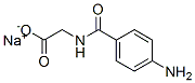 Aminohippuric acid sodium salt Structure,94-16-6Structure