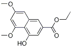 4-Hydroxy-5,7-dimethoxy-2-naphthalenecarboxylic acid ethyl ester Structure,94002-68-3Structure