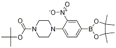 4-(4-Boc-piperazino)-3-nitrophenylboronic acid pinacol ester Structure,940284-94-6Structure