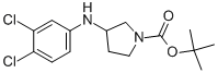 Tert-butyl 3-(3,4-dichlorophenylamino)pyrrolidine-1-carboxylate Structure,940865-87-2Structure