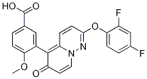 3-(2-(2,4-Difluorophenoxy)-6-oxo-6h-pyrido[1,2-b]pyridazin-5-yl)-4-methoxybenzoicacid Structure,940891-82-7Structure