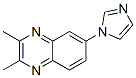 6-(1H-咪唑-1-基)-2,3-二甲基-喹噁啉結構式_941283-14-3結構式