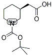 3-Piperidineacetic acid, 1-[(1,1-dimethylethoxy)carbonyl] -,(3S)- Structure,941289-27-6Structure