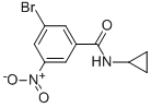 N-cyclopropyl-3-bromo-5-nitrobenzamide Structure,941294-17-3Structure