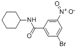 N-cyclohexyl-3-bromo-5-nitrobenzamide Structure,941294-22-0Structure