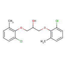 2-Propanol,1,3-bis(2-chloro-6-methylphenoxy)- Structure,94166-53-7Structure