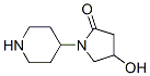 4-Hydroxy-1-piperidin-4-yl-pyrrolidin-2-one Structure,941672-66-8Structure