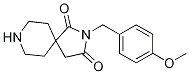 2-[(4-Methoxyphenyl)methyl]-2,8-diazaspiro[4.5]decane-1,3-dione Structure,941691-23-2Structure